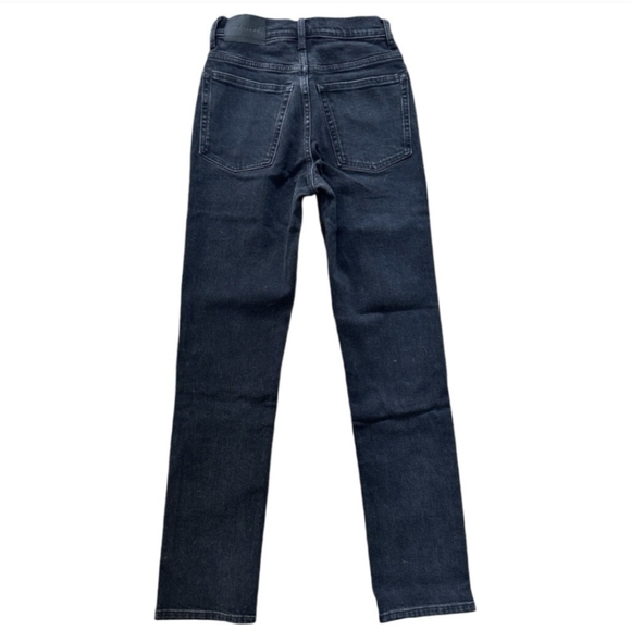 Everlane The Way High Slim Jean low stretch regenerative cotton in Black Size 23 - Picture 3 of 4